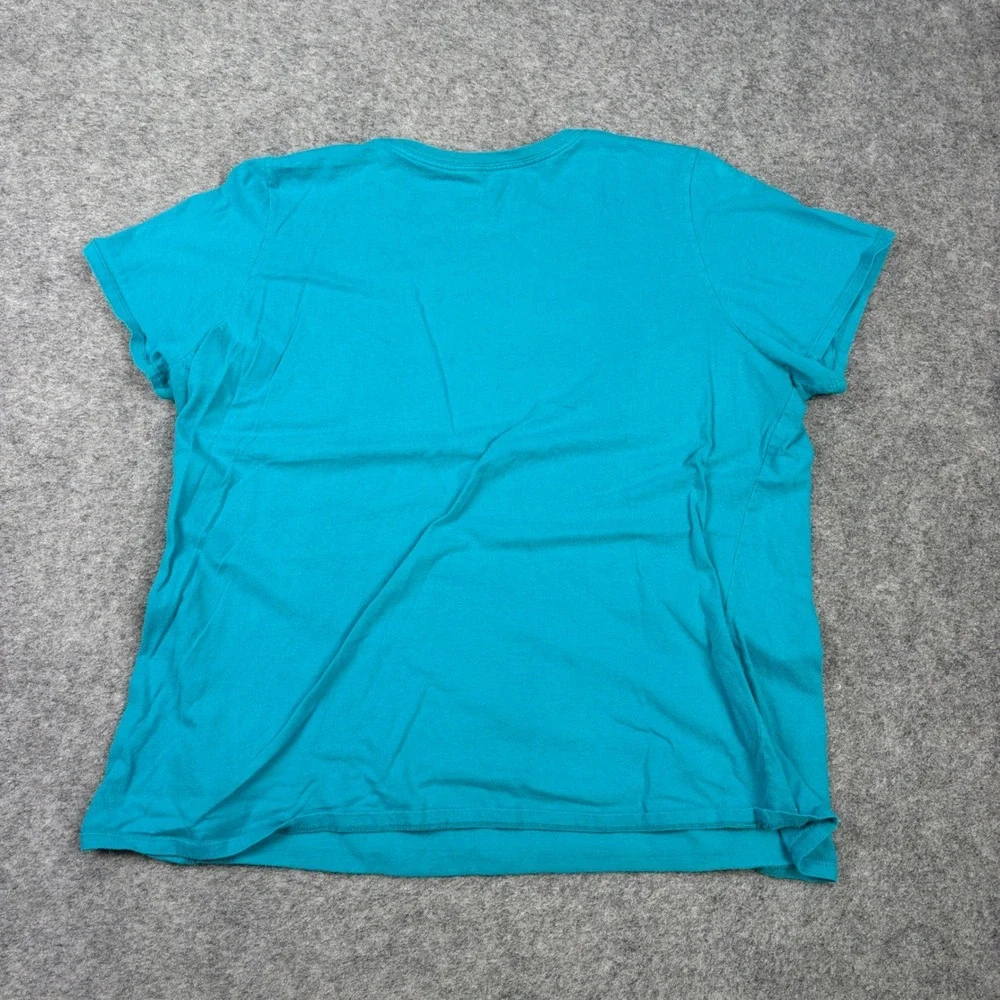 Nike San Diego Graphic T-Shirt Womens XXL Teal Red Swoosh Athletic Cut‎ Sports